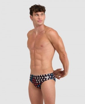 Arena Carnival Brief Black Multicolor | FSYPJVX-94