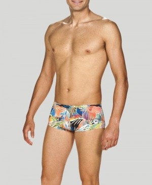 Arena Floral Allover Square Short - Maxlife Black / Multicolor | MQRGAIH-25