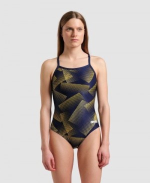 Arena Halftone Lightdrop Back One Piece Multicolor | YVRGNXZ-70