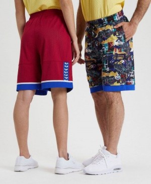 Arena Icons Reversible Bermuda Short Burgundy / Blue / Multicolor | ADRWGIF-98