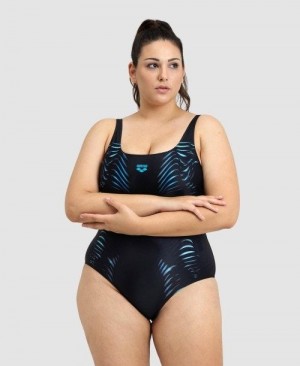 Arena Imprint U Back One Piece Plus Multicolor | CPARBIL-20