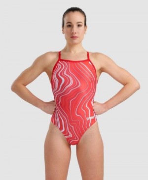 Arena Marbled Lightdrop Back One Piece Multicolor | ICWEBJT-56