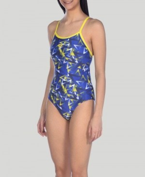 Arena Power Triangle Light Drop One Piece Blue / Yellow | ZONJFIU-15