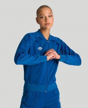 Arena Relax Iv Team Full-zip Jacket Blue | GVCFUNZ-24