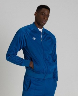 Arena Relax Iv Team Full-zip Jacket Blue | TPIQAFD-26