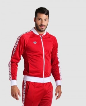 Arena Relax Iv Team Full-zip Jacket Red / White / Red | AGVISEB-19