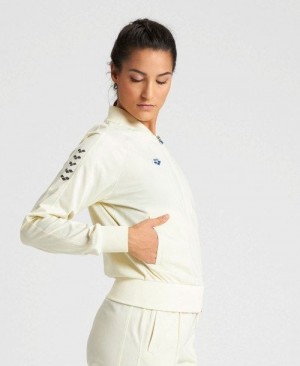 Arena Relax Iv Team Full-zip Jacket White / White | VPCEJDS-68