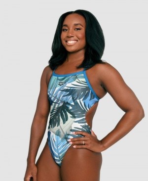 Arena Simone Manuel Capsule Collection Challenge Back One Piece Multicolor | TCRBWOL-24