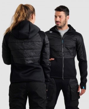 Arena Team Half-quilted Hooded Jacket Multicolor | IKLDSHO-53