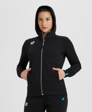 Arena Team Hooded Jacket Panel Black | GOANBXT-76