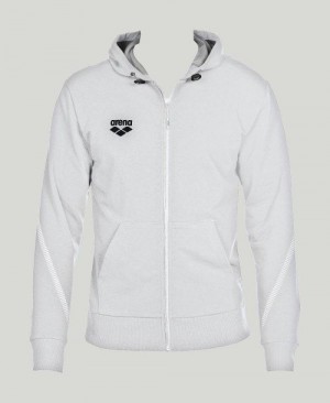 Arena Team Line Hooded Jacket White | FHEDYOI-67