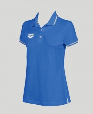 Arena Team Line Short Sleeve Polo Royal | ROVZMSK-01