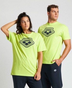 Arena Uni T-shirt Green | SZNRQTJ-38