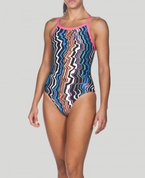 Arena Zig Zag Light Drop Back - Maxlife Black / Rose | AOWCVEI-12