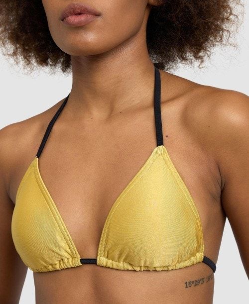 Arena 50th Anniversary Bikini Triangle Gold / Black | CLNTBIP-40