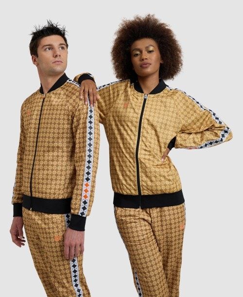 Arena 50th Anniversary Gold Relax Iv Jacket Gold Multicolor / Black / White | PMQGSYT-37