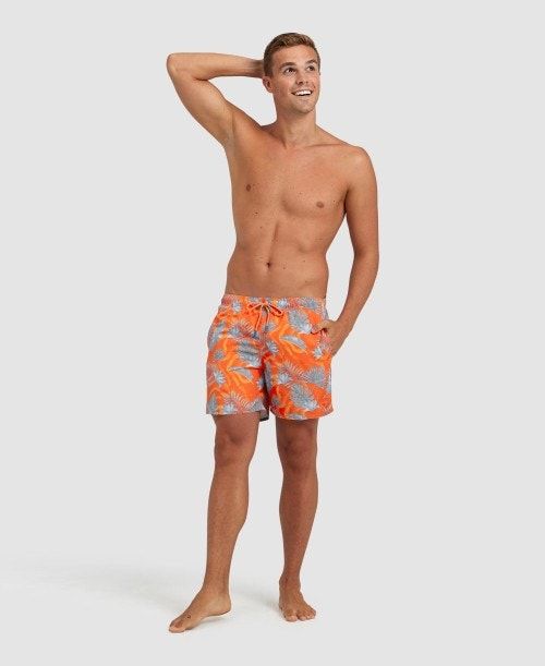 Arena Allover Beach Boxer Grey Multicolor | YRNXWZO-68