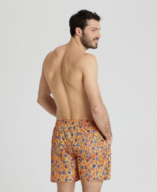 Arena Allover Print Beach Boxer Multicolor | SMFVIKX-46