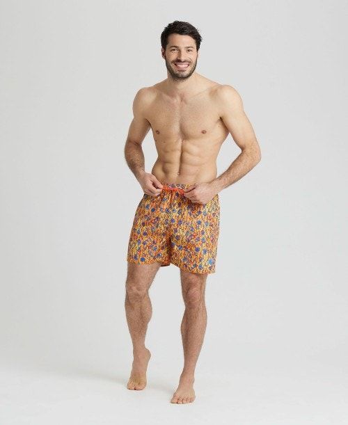 Arena Allover Print Beach Boxer Multicolor | SMFVIKX-46