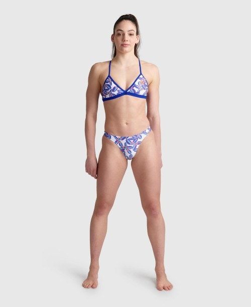 Arena Allover Swim Bottom Blue Multicolor | ILADJKR-39