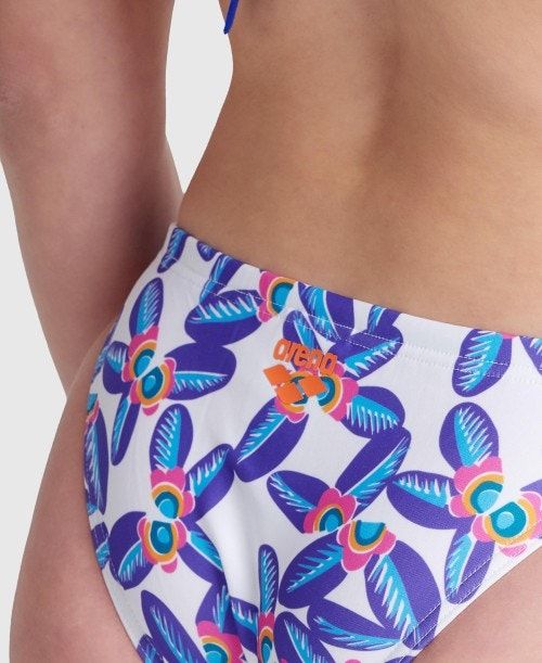 Arena Allover Swim Bottom Blue Multicolor | ILADJKR-39