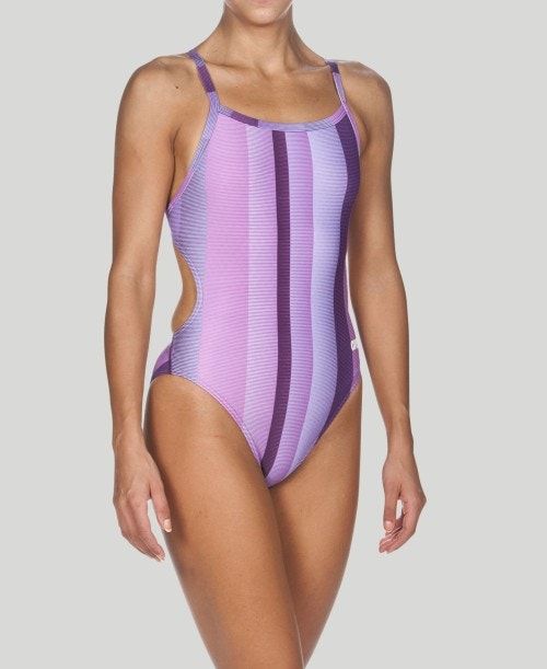 Arena Blended Stripe Challenge Back - Maxlife Purple | NYXITPW-39