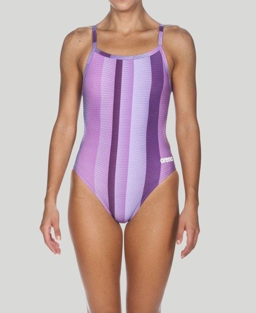 Arena Blended Stripe Challenge Back - Maxlife Purple | NYXITPW-39