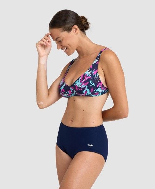 Arena Bodylift Francy Two Piece Navy / Rose Multicolor | JTHDLMX-98