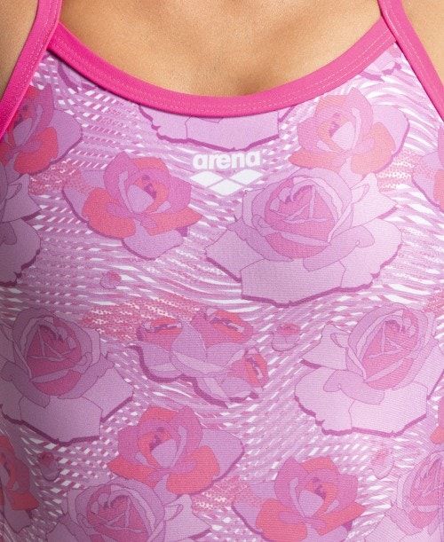 Arena Breast Cancer Awareness Challenge Back One Piece Multicolor | QNRTCZK-56