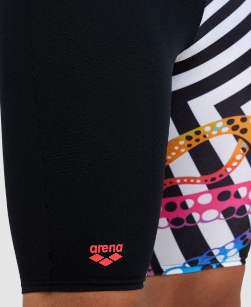 Arena Crazy Jammer Black / White Multicolor | IUXCBZF-52