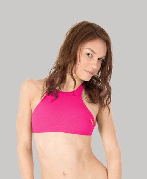 Arena Crop Think Top Rose / Yellow | FOJEWMI-71