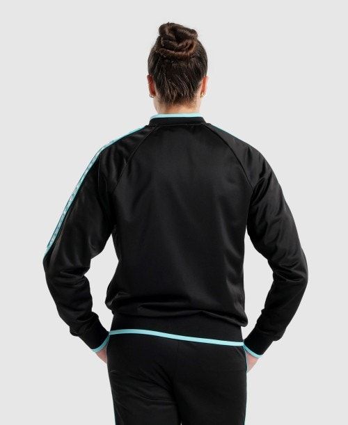 Arena Diamonds Relax Iv Jacket Black / White / Blue | RNPIAEC-09