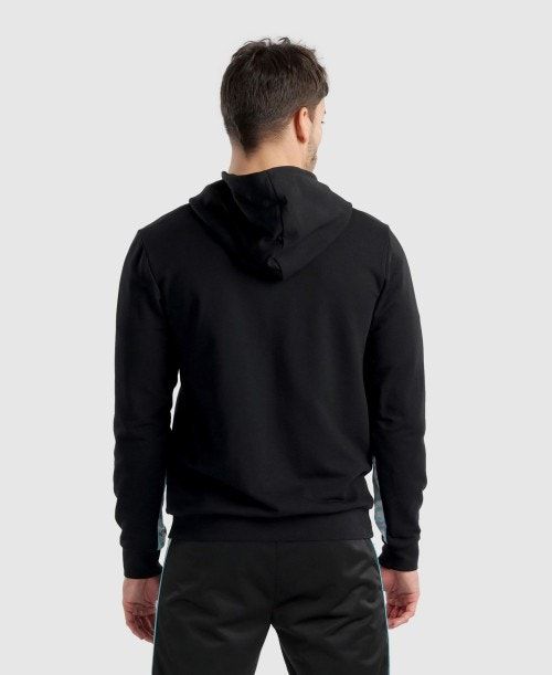 Arena Diamonds Solid Hoodie Black / White / Blue | ONKIJTS-58