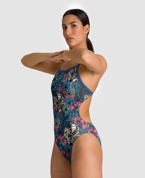 Arena Drew Kibler Collection Challenge Back One Piece Multicolor | UJHOPXZ-74