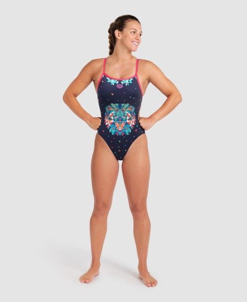 Arena Drew Kibler Collection Challenge Back One Piece Multicolor | MCLGOYK-30