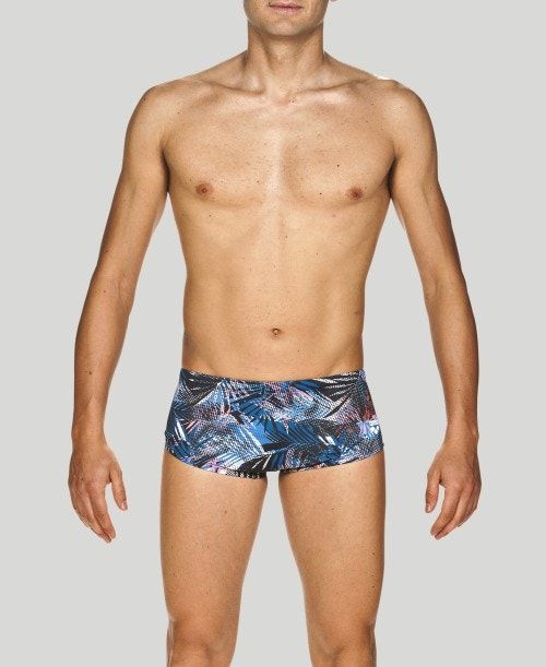 Arena Floral Allover Square Short - Maxlife Navy / Multicolor | BAFEIZK-51