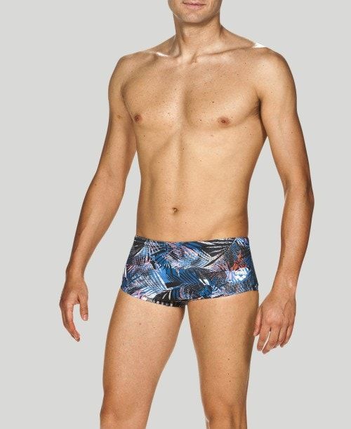 Arena Floral Allover Square Short - Maxlife Navy / Multicolor | BAFEIZK-51