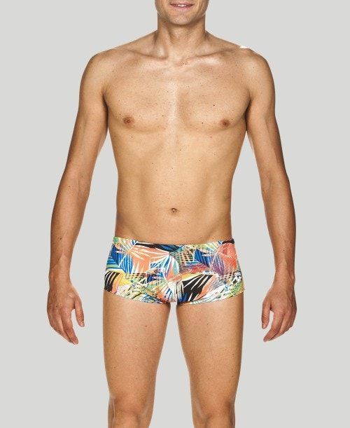 Arena Floral Allover Square Short - Maxlife Black / Multicolor | MQRGAIH-25