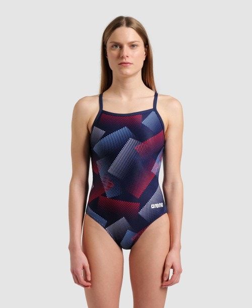 Arena Halftone Lightdrop Back One Piece Multicolor | AGWREZF-75