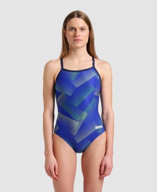 Arena Halftone Lightdrop Back One Piece Multicolor | KXIWFBP-76