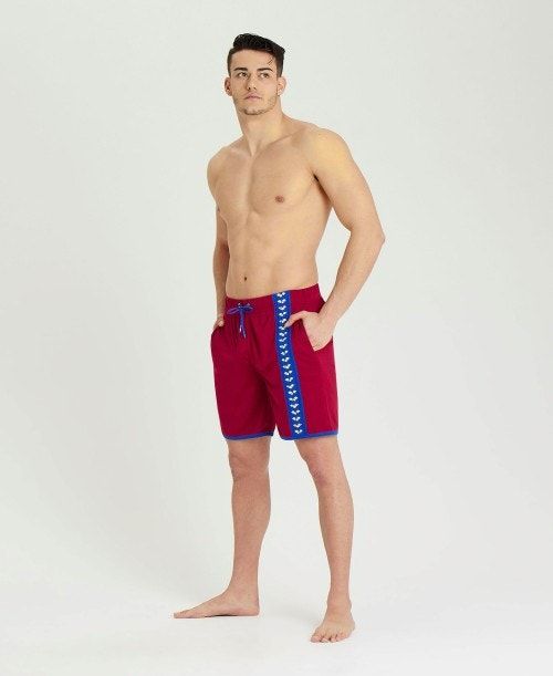 Arena Icons Beach Bermuda Short Burgundy / Blue | MATLHOS-82