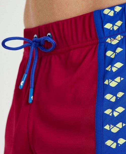 Arena Icons Beach Bermuda Short Burgundy / Blue | MATLHOS-82