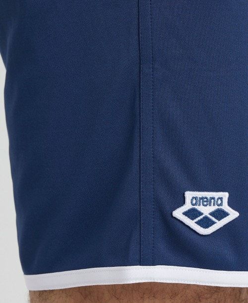 Arena Icons Beach Bermuda Short Navy / White | QHJZGXU-86