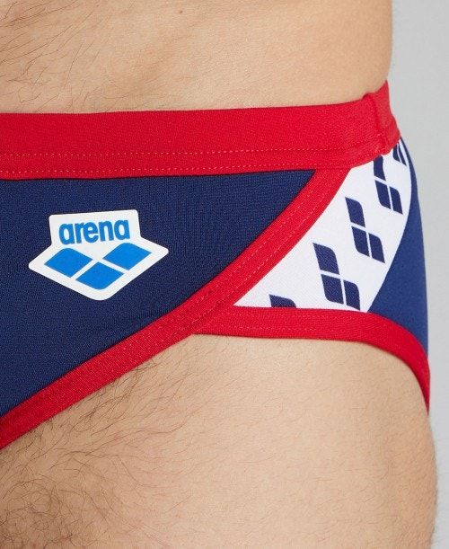 Arena Icons Brief Navy / Red | LCNJTIB-36