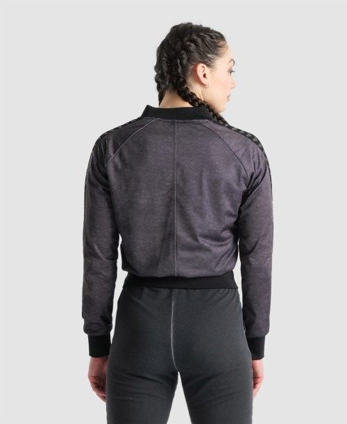 Arena Icons Relax Jacket Grey / Black | HAYMWEZ-25