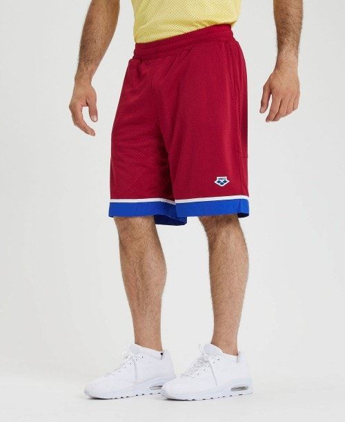 Arena Icons Reversible Bermuda Short Burgundy / Blue / Multicolor | ADRWGIF-98