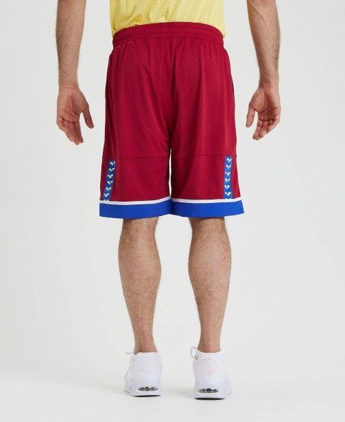 Arena Icons Reversible Bermuda Short Burgundy / Blue / Multicolor | ADRWGIF-98