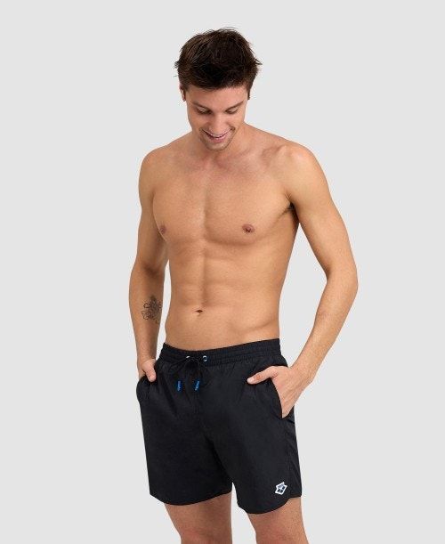 Arena Icons Solid Boxer Black | LNJDFZA-28