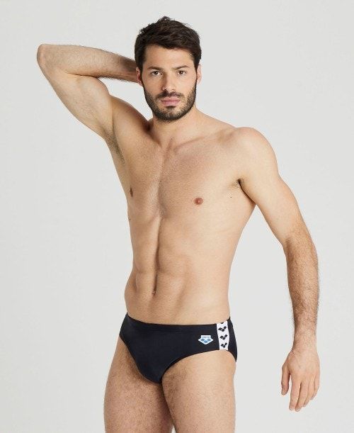 Arena Icons Solid Brief Black | EVROQWX-43