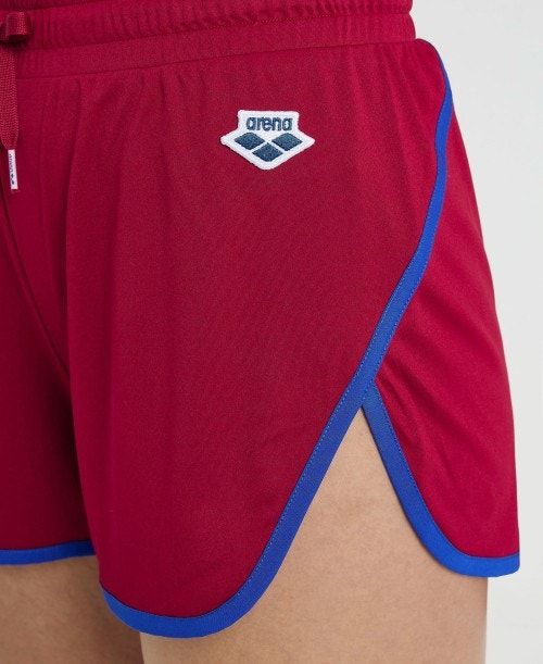 Arena Icons Taped Short Burgundy / Blue | CDIEPLK-53